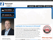Tablet Screenshot of carinsurancekirkwood.com